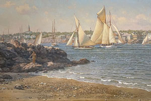 Marblehead Harbor From The Neck